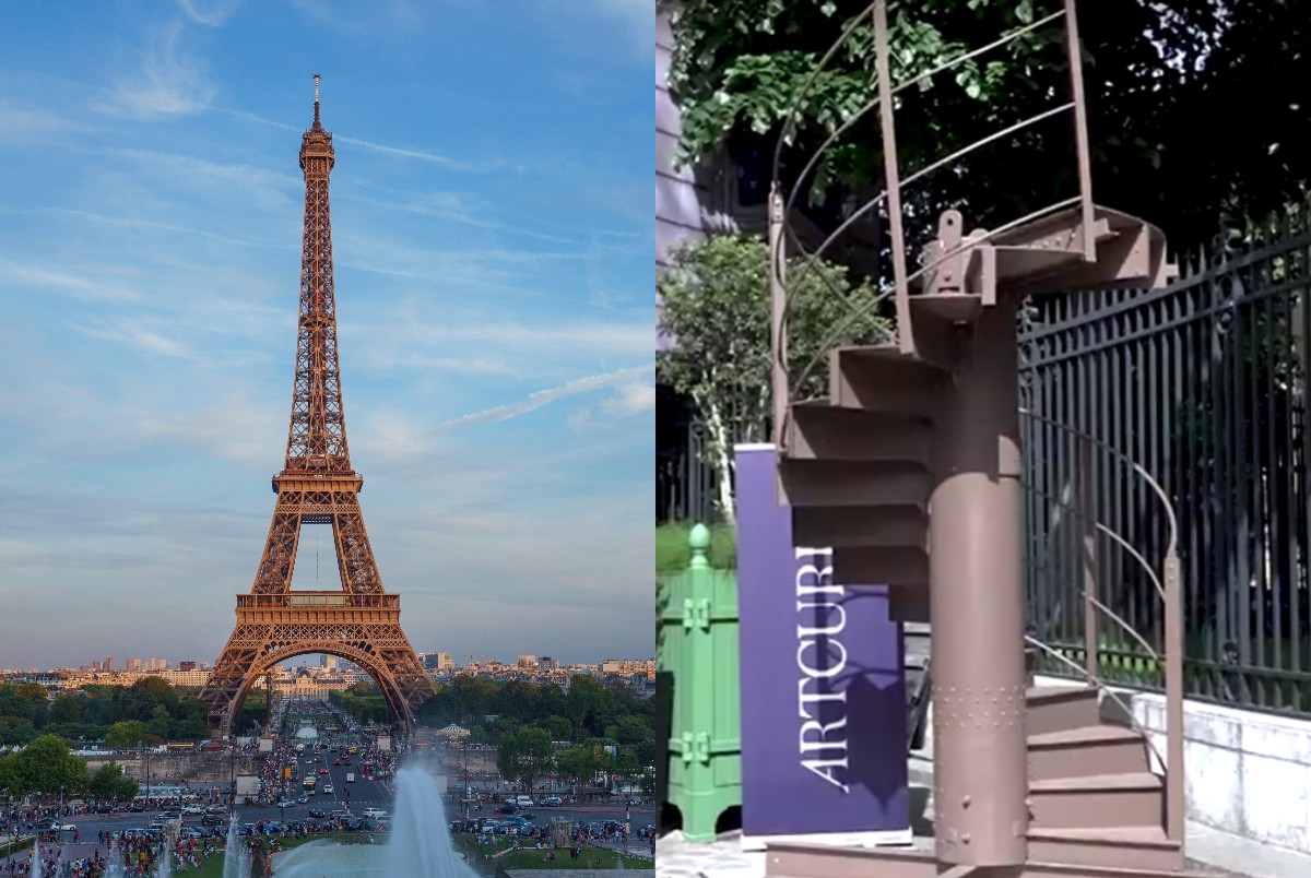 Escadaria original da Torre Eiffel é leiloada por R$ 2,6 milhões em Paris