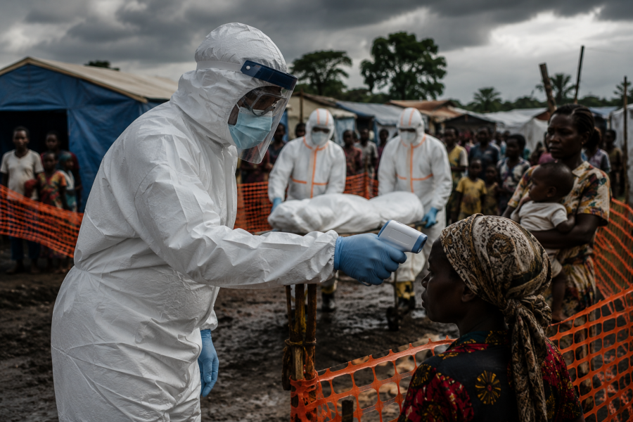 República Democrática do Congo ultrapassa mil casos de ebola e enfrenta avanço da doença em campos de deslocados