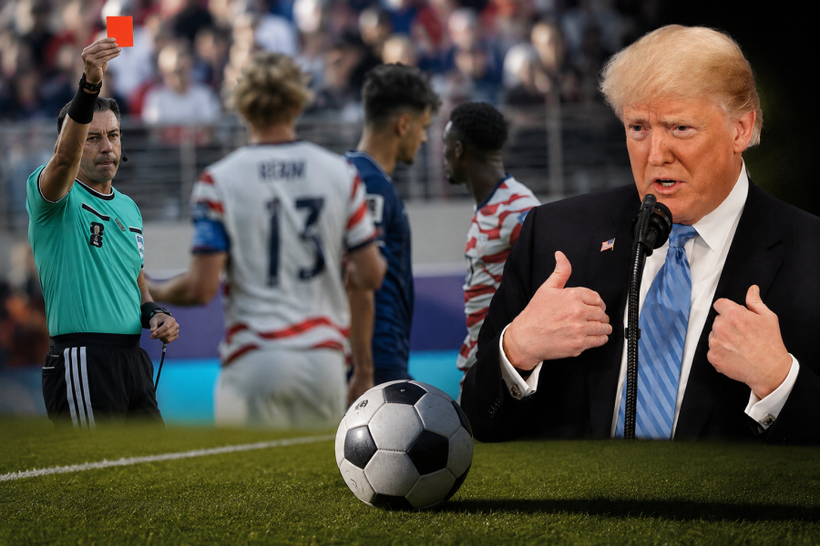 Trump chama árbitro brasileiro de 
