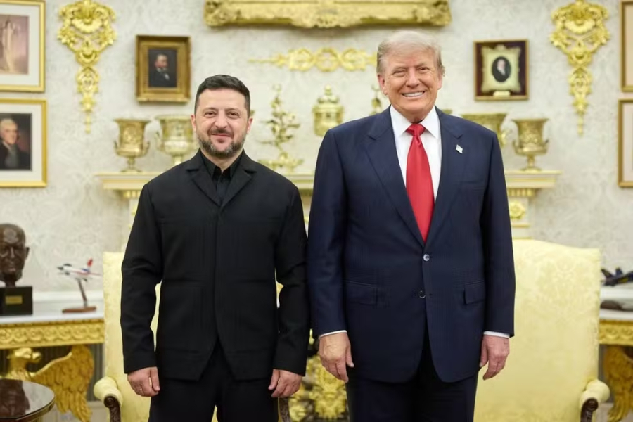 Trump e Zelensky discutem produção de mísseis Patriot e retomada das negociações de paz com a Rússia